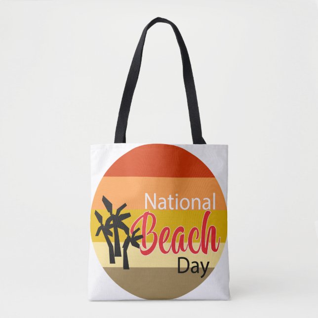 Totbeutel am Nationalstrand Tasche (Vorderseite)