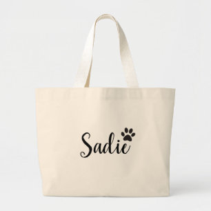 Totbeutel, Custom dog Mom Gift, Personalisiertes H Jumbo Stoffbeutel