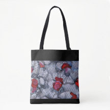 Totbeutel der schwarzen Rose