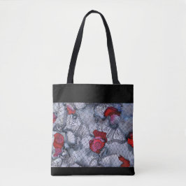 Totbeutel der schwarzen Rose Tasche