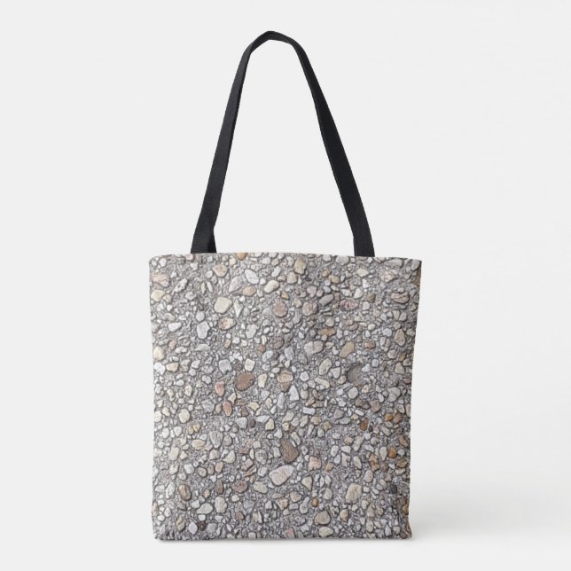Totbeutel mit Rocky Beige Design Tasche (Rückseite)
