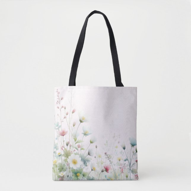 Totbeutel mit Wildblumen Tasche (Vorderseite)