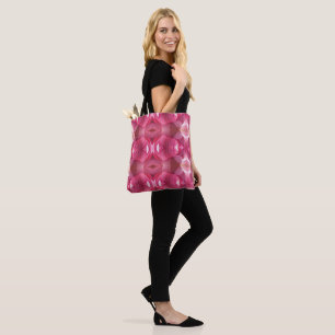 Totbeutel Pink Lotus Abstrakt Tasche