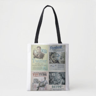 Totbeutel Social Media Tasche