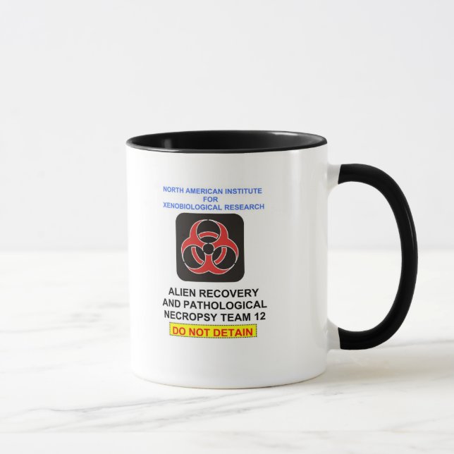 TOTE ALIEN-ERHOLUNGS-TEAM-TASSE TASSE (Rechts)