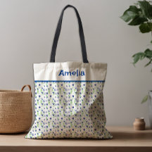 С ute Blueberry aquarelle nom du motif