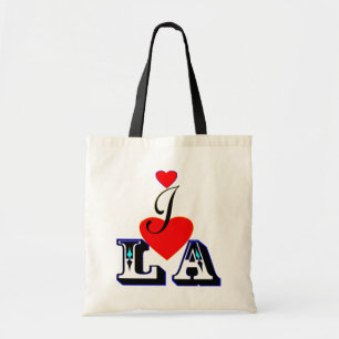 Tote Bag ღ ♥ J'aime LA Éco-Friendly Chic Slim Budget Fourre