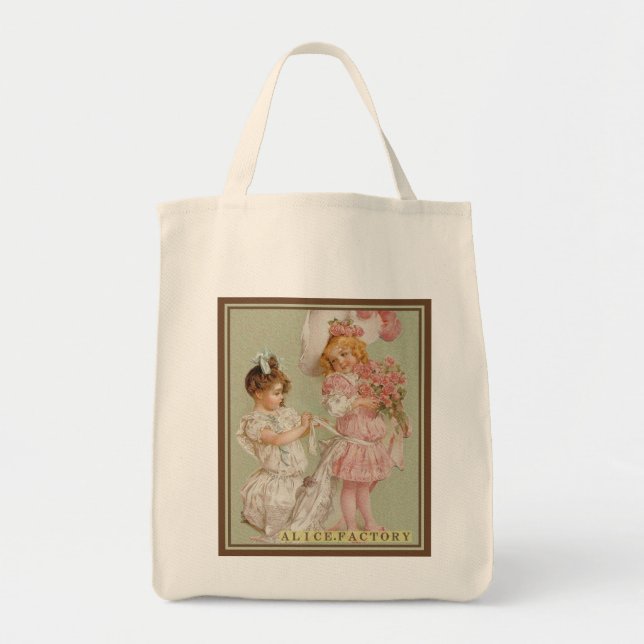 TOTE BAG アンティークな子供達 0100 (Devant)