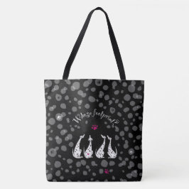 TOTE BAG ダルメシアンの気持ち。ブラックバック