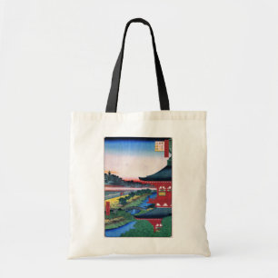 Tote Bag 増 上 寺, 重 Temple Rouge, Hiroshige, Ukiyo-e