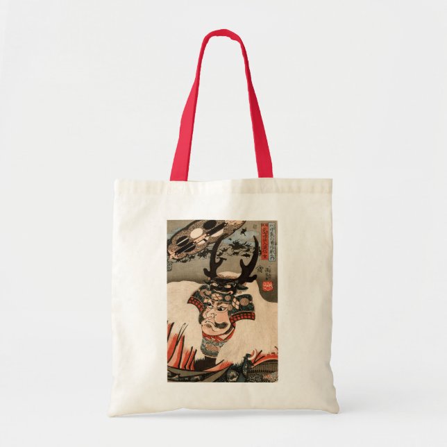Tote Bag 武 田 玄 信, 国 Takeda Shingen, Kuniyoshi, Ukiyo-e (Devant)