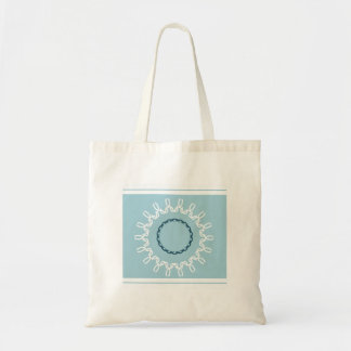 TOTE BAG 爽やかマリンカラーのレースデザイントートバッグ