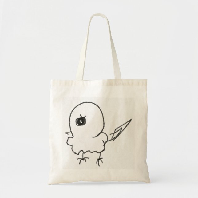 TOTE BAG 雑なインコデザイントートバック (Devant)