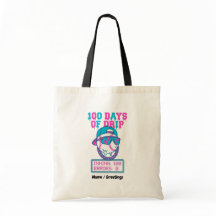 100 Days of Drip 0 Errors Baseball School Swag