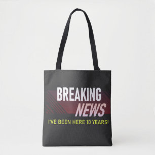 Tote Bag 10 ans de travail 10e cadeau d'employé