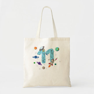 Tote Bag 11 Years Old Birthday Boy Toxits Space 11th Birthd
