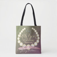 12e anniversaire du Mariage PearlsTote