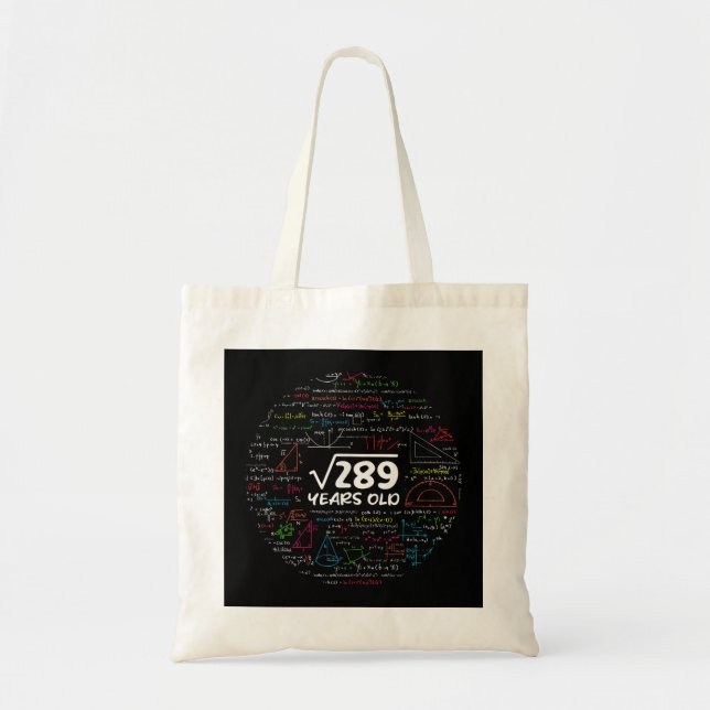 Tote Bag 17 Ans Cadeaux Garçons Filles Adolescent 17e anniv (Devant)