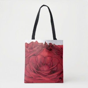 Tote Bag 1840-Rose Mariage rouge