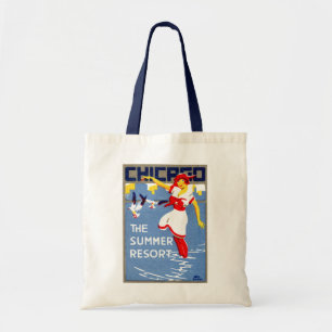 Tote Bag 1912 Chicago, la station estivale