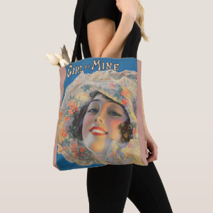 Tote Bag 1917 Fillette de mine couverture musicale