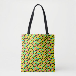 Tote Bag 1980/90 Retro Neon Motif
