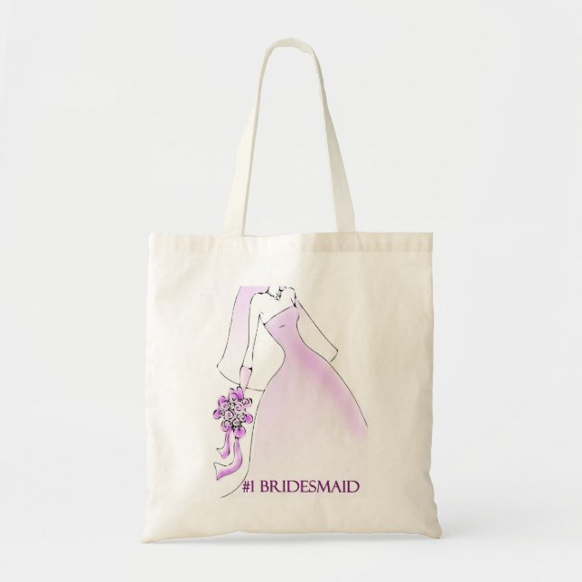 Tote Bag #1 demoiselle d'honneur Fourre-tout (Devant)