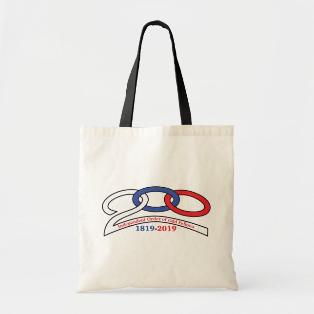 Tote Bag 200e anniversaire IOOF Trois liens (Devant)