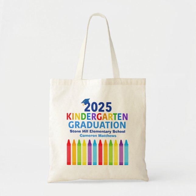 Tote Bag 2025 Jardin d'enfants Diplômé sur mesure (Devant)