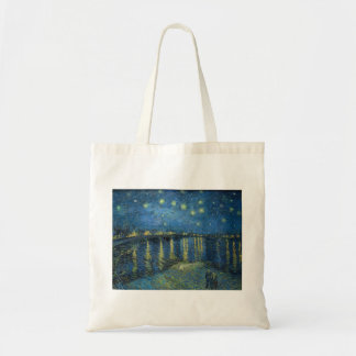 Tote Bag 25. Nuit étoilée sur le Rhône par Vincent van Gog