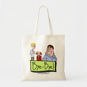 Tote Bag 3 caractères - au revoir !