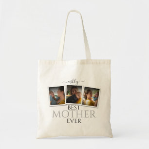 Tote Bag 3 Collage photo Maman Famille Fête des mères inoub