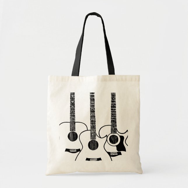 Tote Bag 3 guitars (Devant)