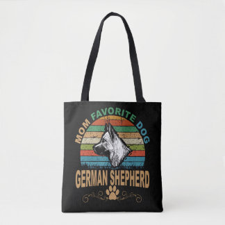 Tote Bag 3 Maman Chien favori Berger Allemand