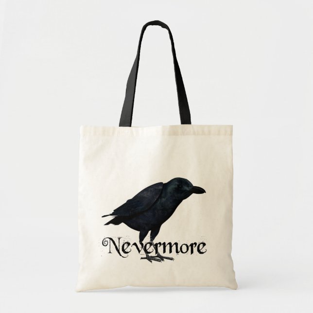 Tote Bag 3D plus jamais Raven (Devant)