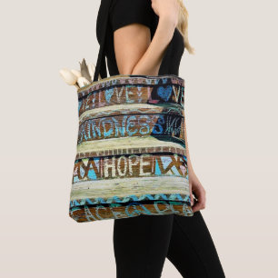 Tote Bag 4 Étapes vers le bonheur.