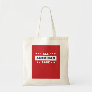 Tote Bag 4 juillet All American Babe