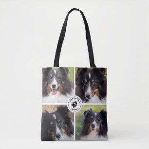 Tote Bag 4 modèle de collage de photos de compagnie personn