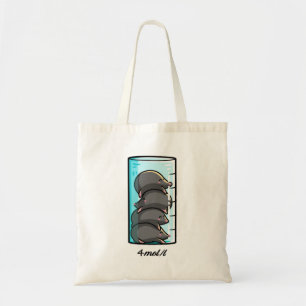 Tote Bag 4 Moles par litre Plaisanterie scientifique en chi