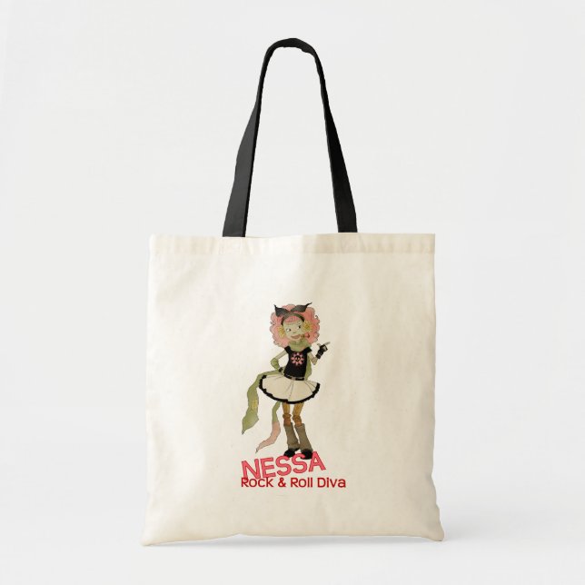Tote Bag 4 petits monstres - Nessa (Devant)