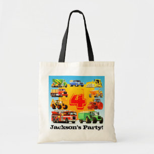 Tote Bag 4ème fête d'anniversaire de grands camions