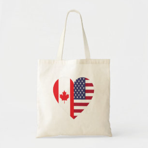 Tote Bag 50% Canadien 50% Américain 100% Magnifique Don Drô