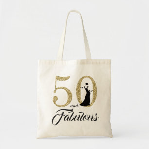 Tote Bag 50 et fête d'anniversaire fabuleuse