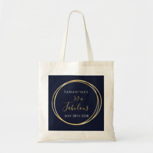 Tote Bag 50e anniversaire Marine Gold Anniversaire de fête
