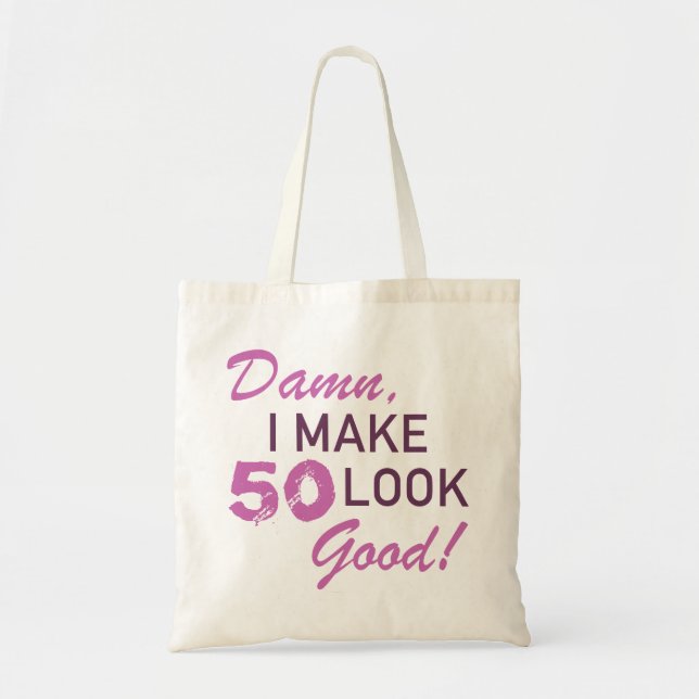 Tote Bag 50e Humour d'anniversaire (Devant)