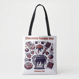 Tote Bag 5 févr. - Jour de la Fondue de chocolat