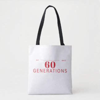 Tote Bag 60 générations de détermination et de grâce