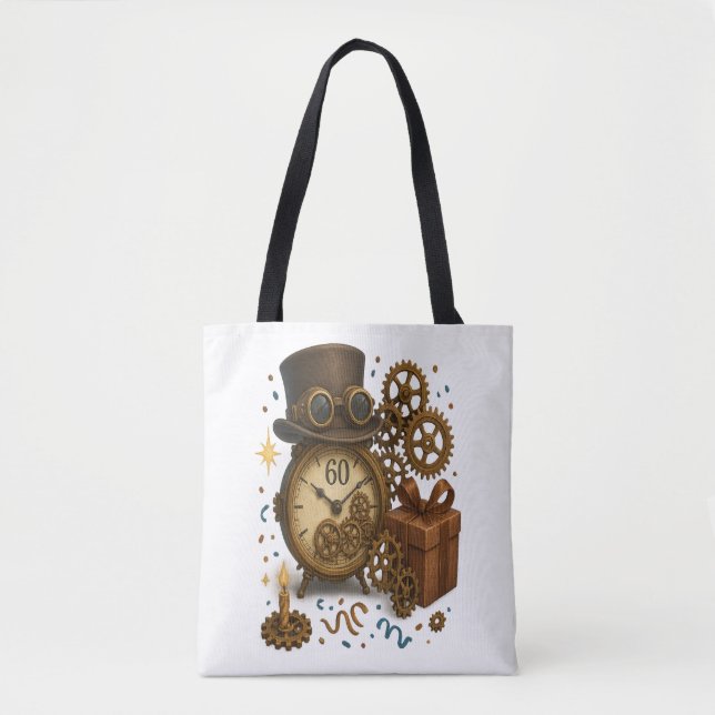 Tote Bag 60 & Timeless - Célébration de Steampunk (Devant)