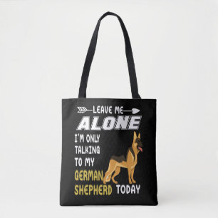 Tote Bag 6 Laisse-moi seul Je ne parle qu'à mon Allemand El