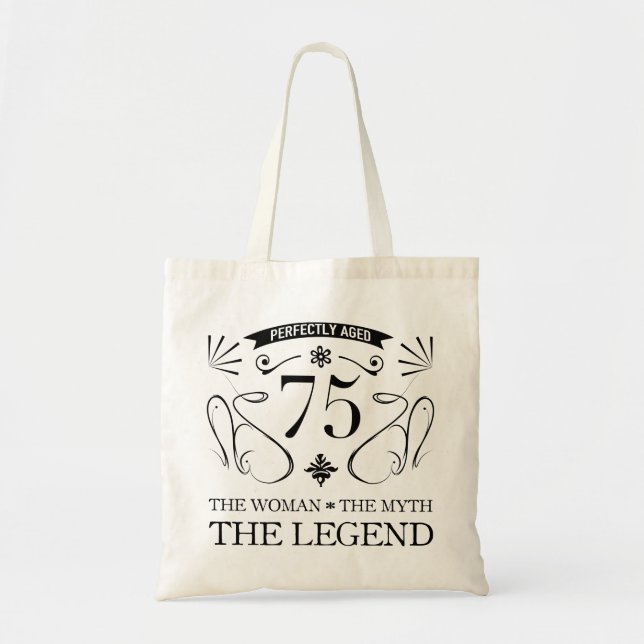 Tote Bag 75e anniversaire pour les femmes (Devant)
